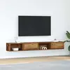 vidaXL Meubles TV 2 pcs vieux bois 100x31x25,5 cm bois d'ingénierie