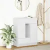 vidaXL Buffet avec tiroirs et portes blanc 73x31x90 cm