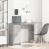 Bureau gris béton 120x42x76 cm bois d'ingénierie vidaXL