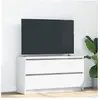 Meuble TV blanc 100x35x54 cm bois d'ingénierie vidaXL