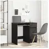 Vidaxl - Bureau chêne noir 86x49x76 cm bois d'ingénierie