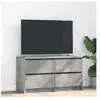vidaXL Meuble TV Gris béton 100x35x54 cm Bois d'ingénierie