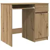 Vidaxl - Bureau chêne artisanal 86x49x76 cm bois d'ingénierie
