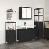 Vidaxl - Ensemble De Mobilier De Salle De Bain 3 Pcs Chêne Noir