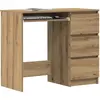 vidaXL Bureau chêne artisanal 90x45x76 cm bois d'ingénierie