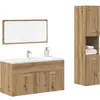 Vidaxl - Ensemble de meubles salle de bain 3 pcs bois d'ingénierie
