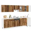 vidaXL Ensemble d'armoires de cuisine 11 pcs vieux bois