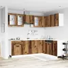 vidaXL Ensemble d'armoires de cuisine 11 pcs vieux bois