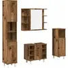 vidaXL Ensemble de meubles salle de bain 4 pcs bois d'ingénierie
