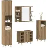 vidaXL Ensemble de meubles salle de bain 4 pcs bois d'ingénierie