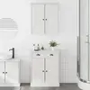 vidaXL Ensemble de mobilier de salle de bain avec étagère VIGO 2 pcs