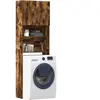 vidaXL Armoire de machine à laver chêne fumé bois d ingénierie