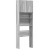 vidaXL Meuble de machine à laver sonoma gris bois d ingénierie