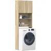 VIDAXL Meuble de machine à laver chêne sonoma bois d ingénierie