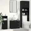 vidaXL Armoire d'évier chêne noir 63x30x54 cm Bois d'ingénierie