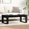 Vidaxl table basse chêne noir 102 x 50 x 35 cm bois d'ingénierie