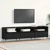 vidaXL Meuble Tv Vidaxl Chêne Noir 150x30x44,5 Cm Bois Reconstitué