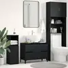 Vidaxl - Armoire D'Évier Chêne Noir 80 X 33 X 60 Cm Bois D'Ingénierie