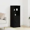 vidaXL Vidaxl Meuble Chêne Noir 36x35.5x103.5 Cm Bois D'ingénierie