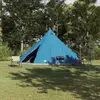 vidaXL Tente Familiale  Tipi Bleue Imperméable pour 12 Personnes