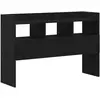 vidaXL Buffet Noir En Chêne Vidaxl 105x30x70 Cm En Bois D'ingénierie