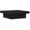 Vidaxl - Table Basse Chêne Noir 90 X 90 X 28 Cm Bois D'Ingénierie