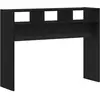 vidaXL Table console Chêne noir 105 x 30 x 80 cm Bois d'ingénierie