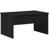 vidaXL Table Basse En Chêne Noir Vidaxl - 80 X 50.5 X 41.5 Cm