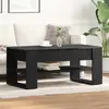 vidaXL Table basse Chêne noir 102 x 55 x 45 cm Bois d'ingénierie