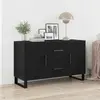 vidaXL Buffet Vidaxl Noir Chêne 100x36x60 Cm Bois D'ingénierie