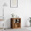 vidaXL Buffet Vidaxl Avec Lumières Led En Vieux Bois 60,5x37x67 Cm
