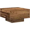 vidaXL Vidaxl Table Basse , Bois Ancien, 55x55x31 Cm, Bois Ingénierie