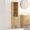 Vidaxl - Cabinet De Salle De Bain Avec Étagère Marron 35 X 30 X 159 Cm