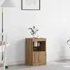 vidaXL Buffet Vidaxl Avec Lumières Led Chêne Artisan 41x37x67 Cm