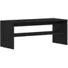 vidaXL Meuble TV chêne Noir 100x40x40 cm Bois d'ingénierie