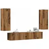 Vidaxl - Meubles tv muraux 4 pcs vieux bois bois d'ingénierie