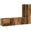 vidaXL Meubles TV muraux 3 pcs vieux bois bois d'ingénierie