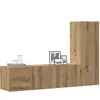Vidaxl - Meubles tv muraux 3 pcs chêne artisanal bois d'ingénierie