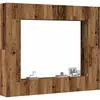 Ensemble de meuble TV mural 8 pcs vieux bois bois d'ingénierie vidaXL