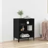 vidaXL Buffet Vidaxl Noir En Chêne 57x35x70 Cm En Bois Reconstitué