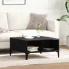 vidaXL Table Basse Vidaxl Chêne Noir 60x60x30 Cm Bois D'ingénierie