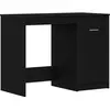 vidaXL Bureau Vidaxl Noir Chêne 100x50x76 Cm Bois D'ingénierie