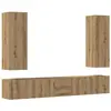 Vidaxl - Ensemble De Meuble Tv Mural 5 Pcs Chêne Artisanal