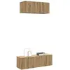 Vidaxl - Ensemble de meuble tv mural 2 pcs chêne artisanal