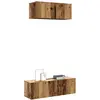 Ensemble de meuble TV mural 2 pcs vieux bois bois d'ingénierie vidaXL