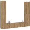 vidaXL Meubles TV muraux 6 pcs chêne artisanal bois d'ingénierie