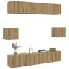 Vidaxl - Ensemble de meuble tv mural 6 pcs chêne artisanal