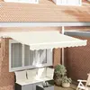 vidaXL Tissu de Remplacement pour Auvent  pour Cadre 3.5x2 m Crème