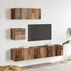 Vidaxl ensemble de meuble tv mural 4 pcs vieux bois bois d'ingénierie