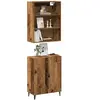 vidaXL Buffet avec armoire murale vieux bois bois d'ingénierie
